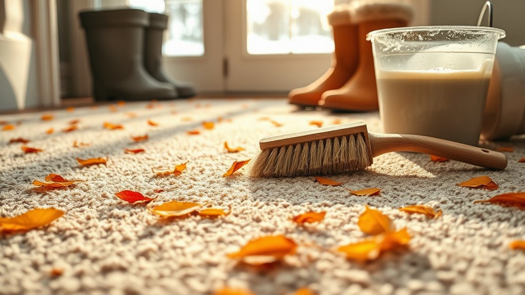 leaf stained entryway cleaning tips