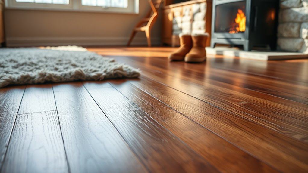 protect hardwood floors winter